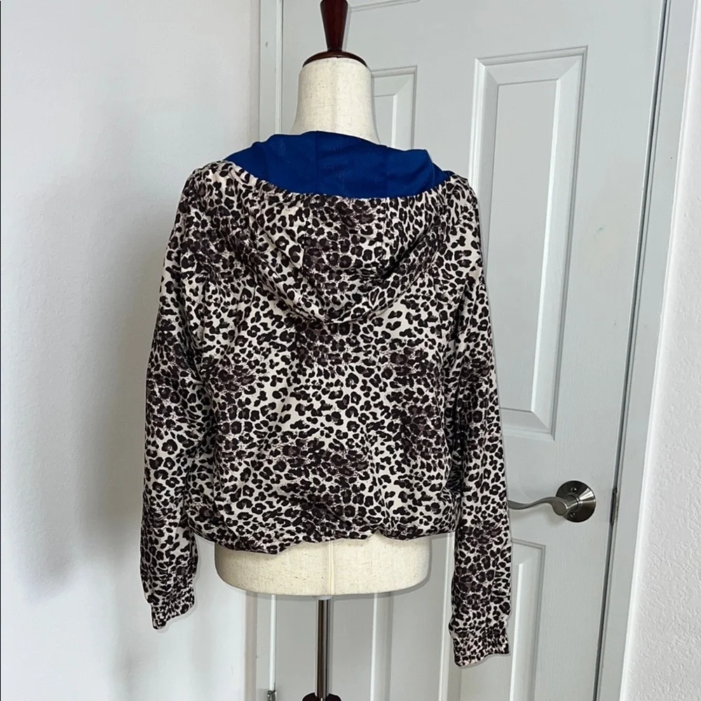 Golden State Warriors Jacket‎  DKNY Leopard Print with Blue Lining